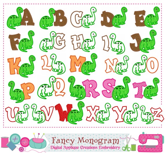 dinosaur-alphabet-embroidery-dinosaur-letters-applique-etsy