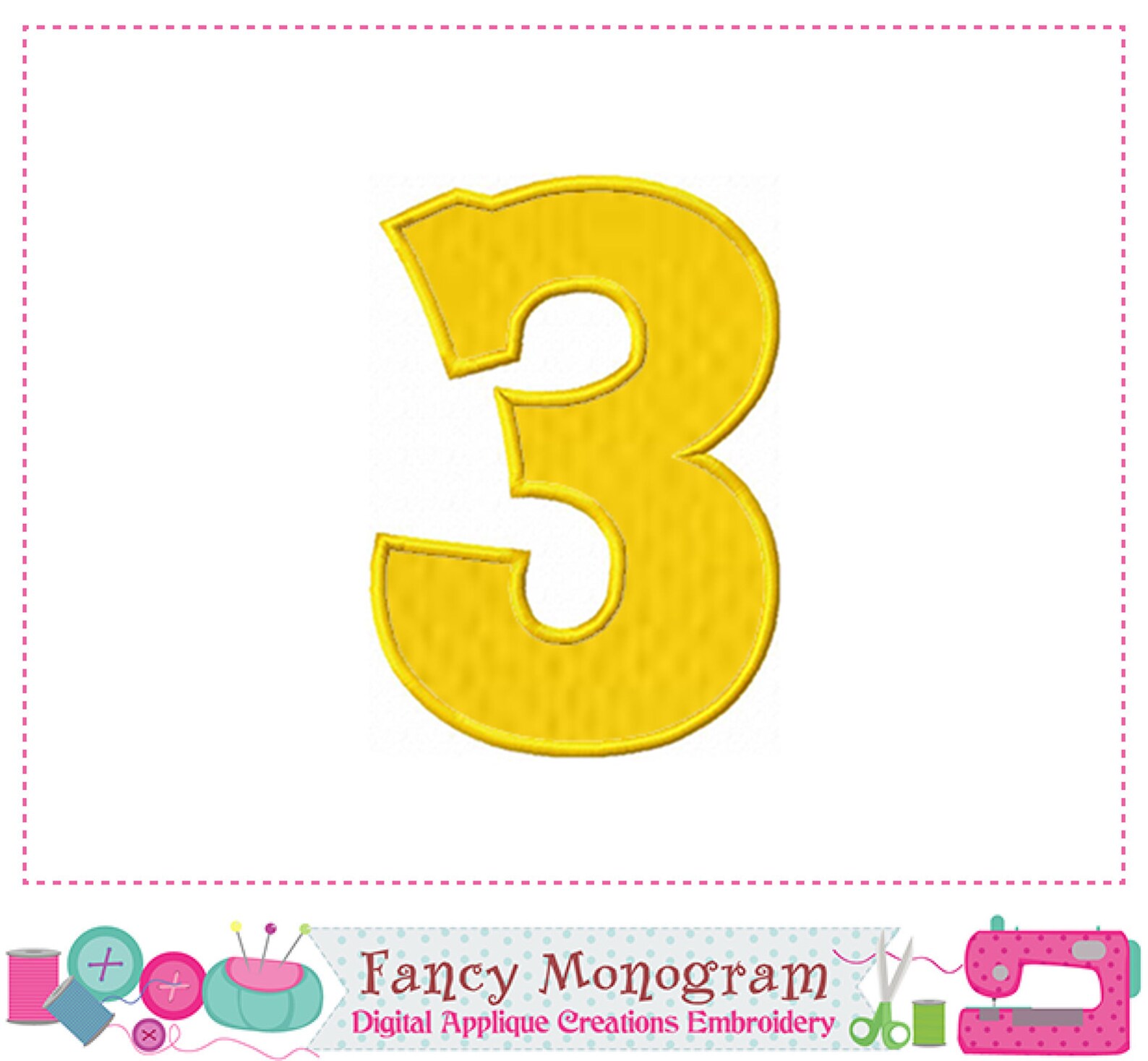 Numbers Applique Numbers Embroidery Numbers Design Etsy