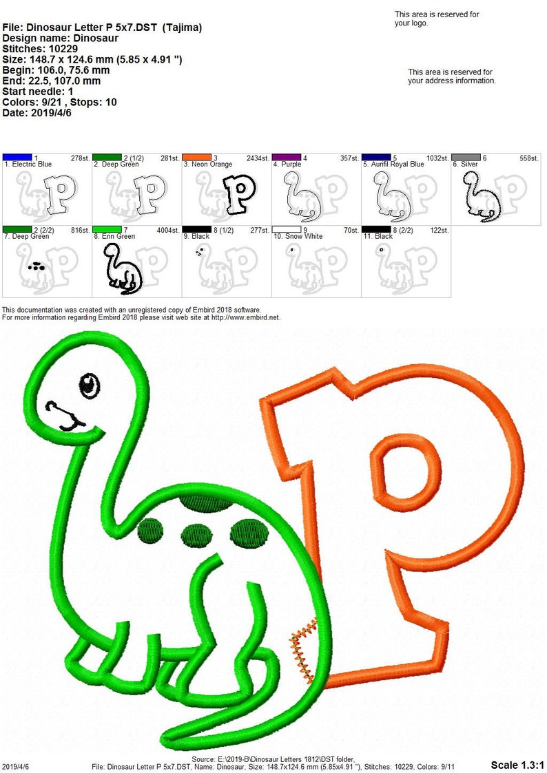 lettre dinosaure