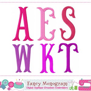 Fonts Embroidery Design - Letters Machine Embroidery Alphabet Stitch -872