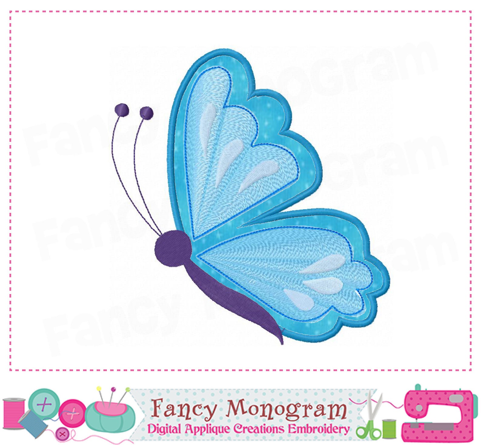 Butterfly Applique Butterfly Butterfly Design Butterfly Etsy