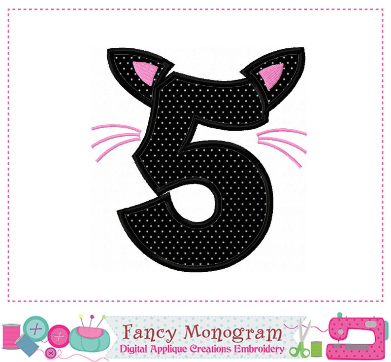 Halloween Numbers Applique Halloween Numbers Embroidery | Etsy