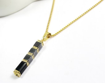 Men Empath Protection jewelry.black healing stone jewelry for him.boyfriend  protection .Men therapy gift,husband gift.protection Jewelry