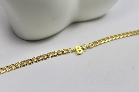 Gold Men s Anklet Jewelry.gold Initial Men s Ankle Bracelet