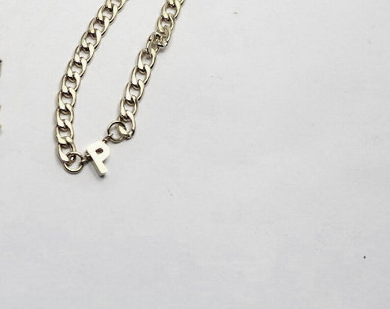 Gold Letter Men jewelry. Personalized Men Necklace Men's Etsy