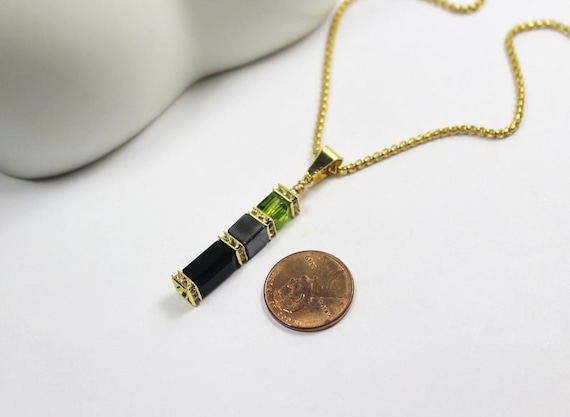 Birthstone necklace for men discount