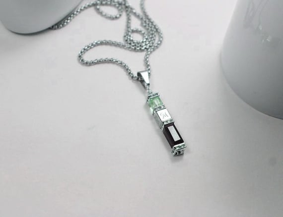 Personalized Men Initial Necklace.men 