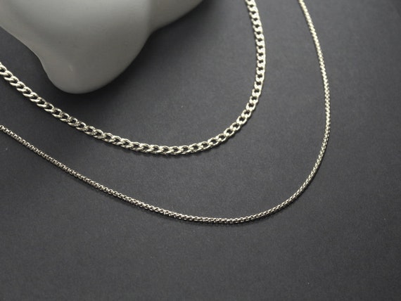 Buy Gold Layered Chain Necklace silver Layering Jewelry Gift for