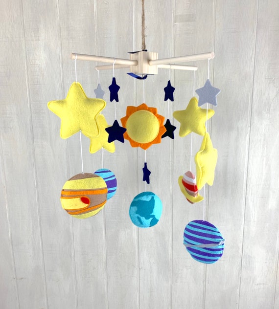 Baby Mobile Space Mobile Astronaut Mobile Alien Mobile Rocketship Mobile Earth Star Mobile Sun Solar System Mobile Saturn