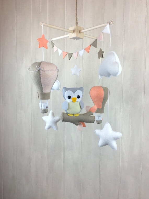 Baby mobile Owl mobile nursery hanging decor Owls Etsy