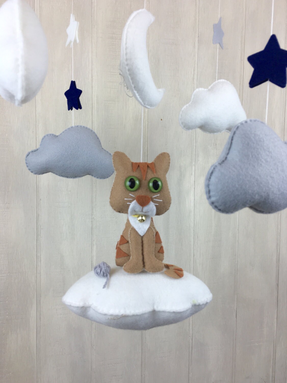 Baby mobile Hobson the Tabby cat mobile cat mobile Etsy