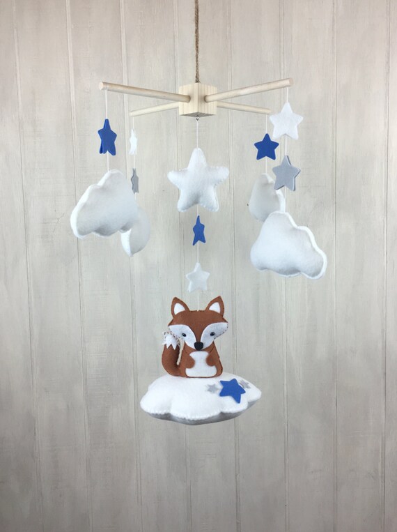 fox baby mobile
