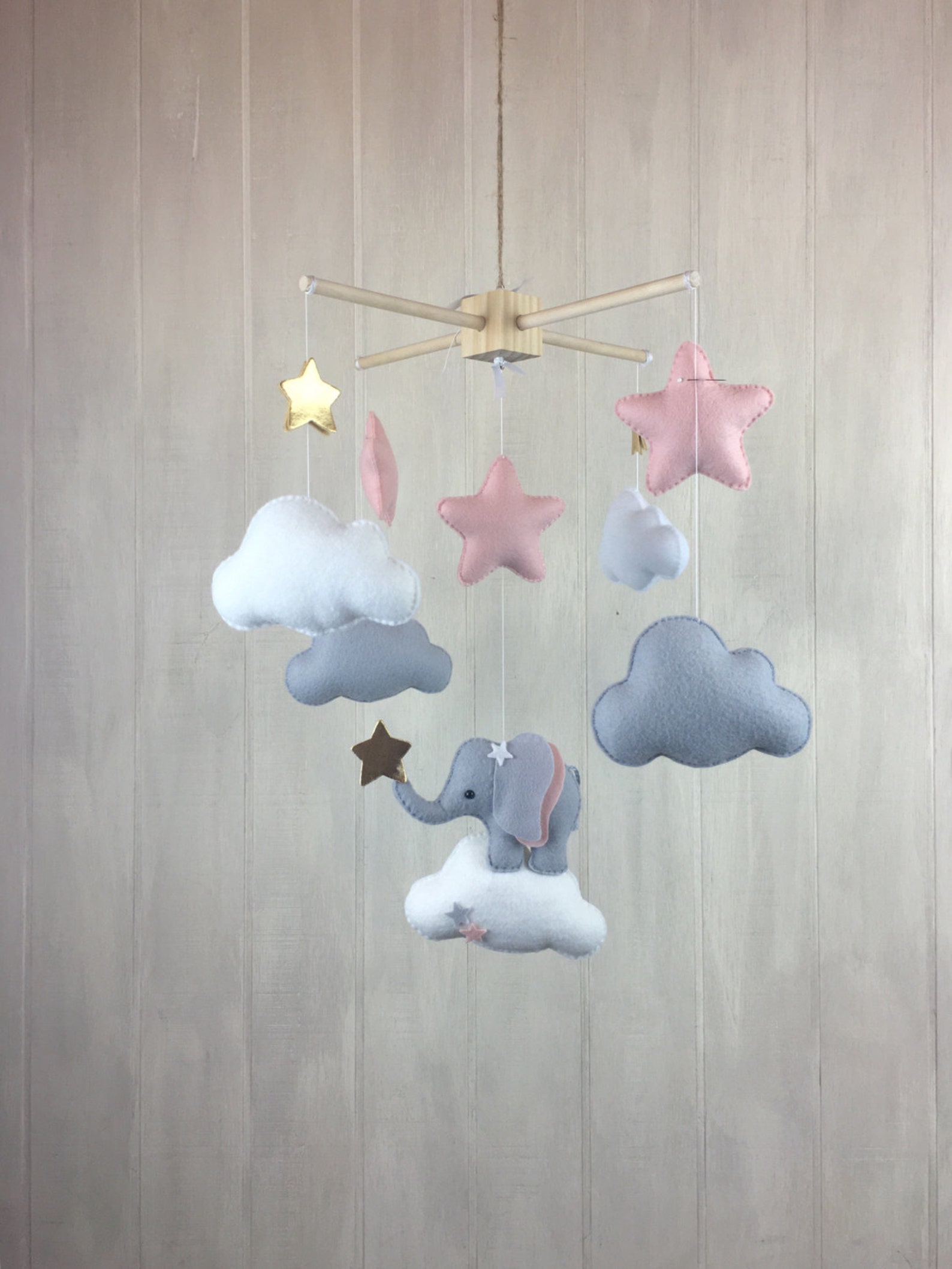 Baby mobile elephant mobile cloud mobile star mobile Etsy