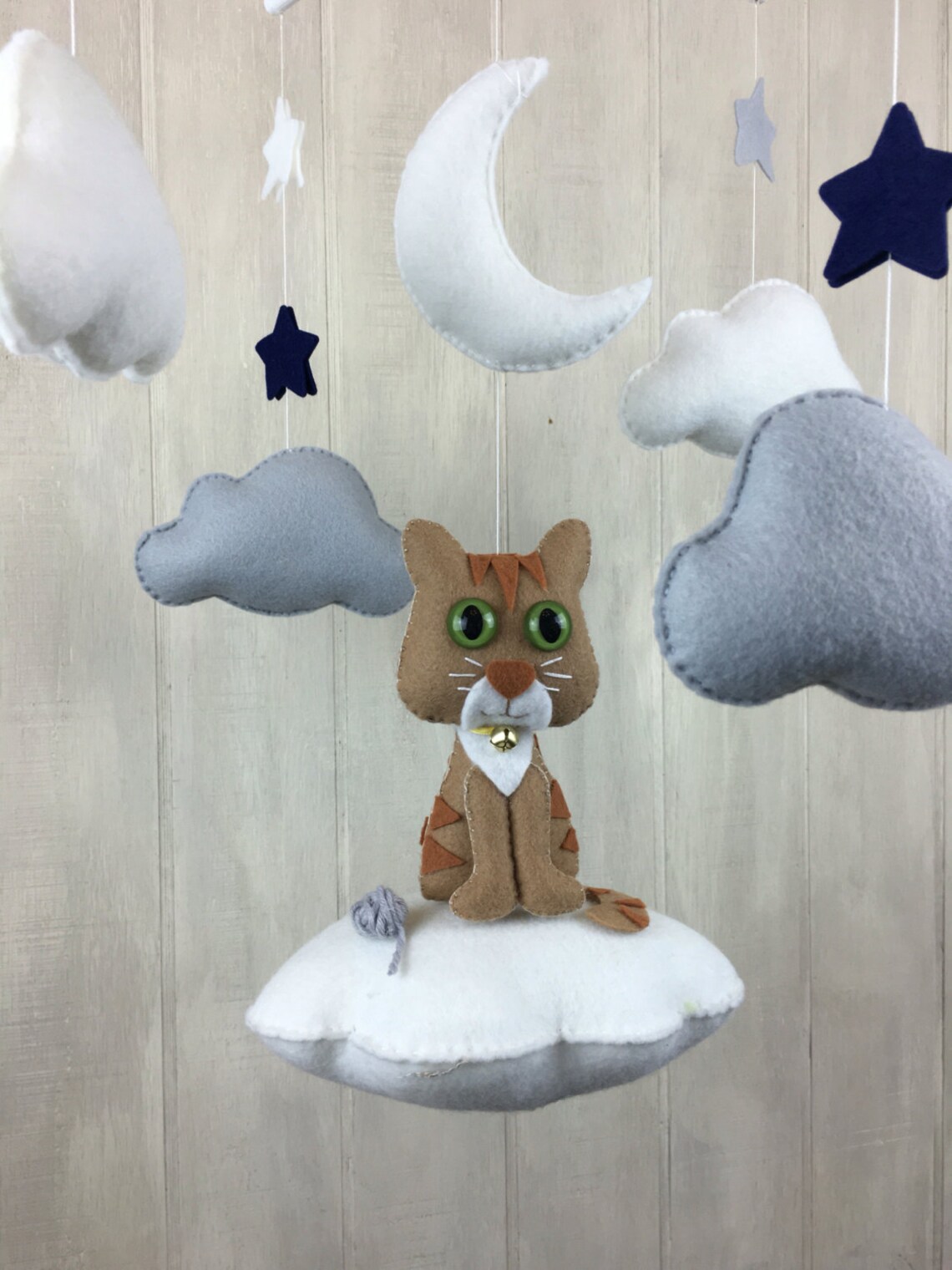 Baby mobile Hobson the Tabby cat mobile cat mobile Etsy