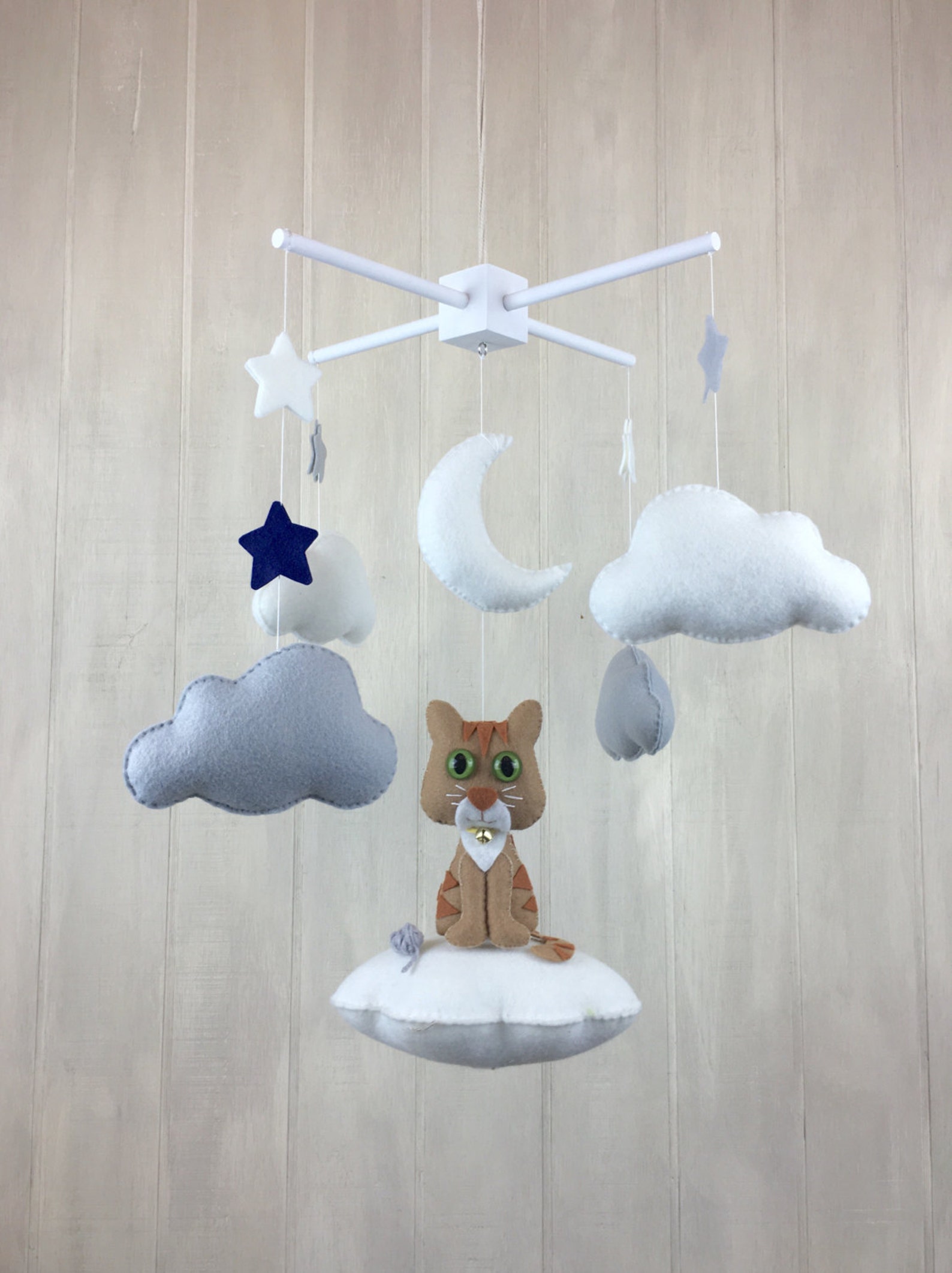 Baby mobile Hobson the Tabby cat mobile cat mobile Etsy
