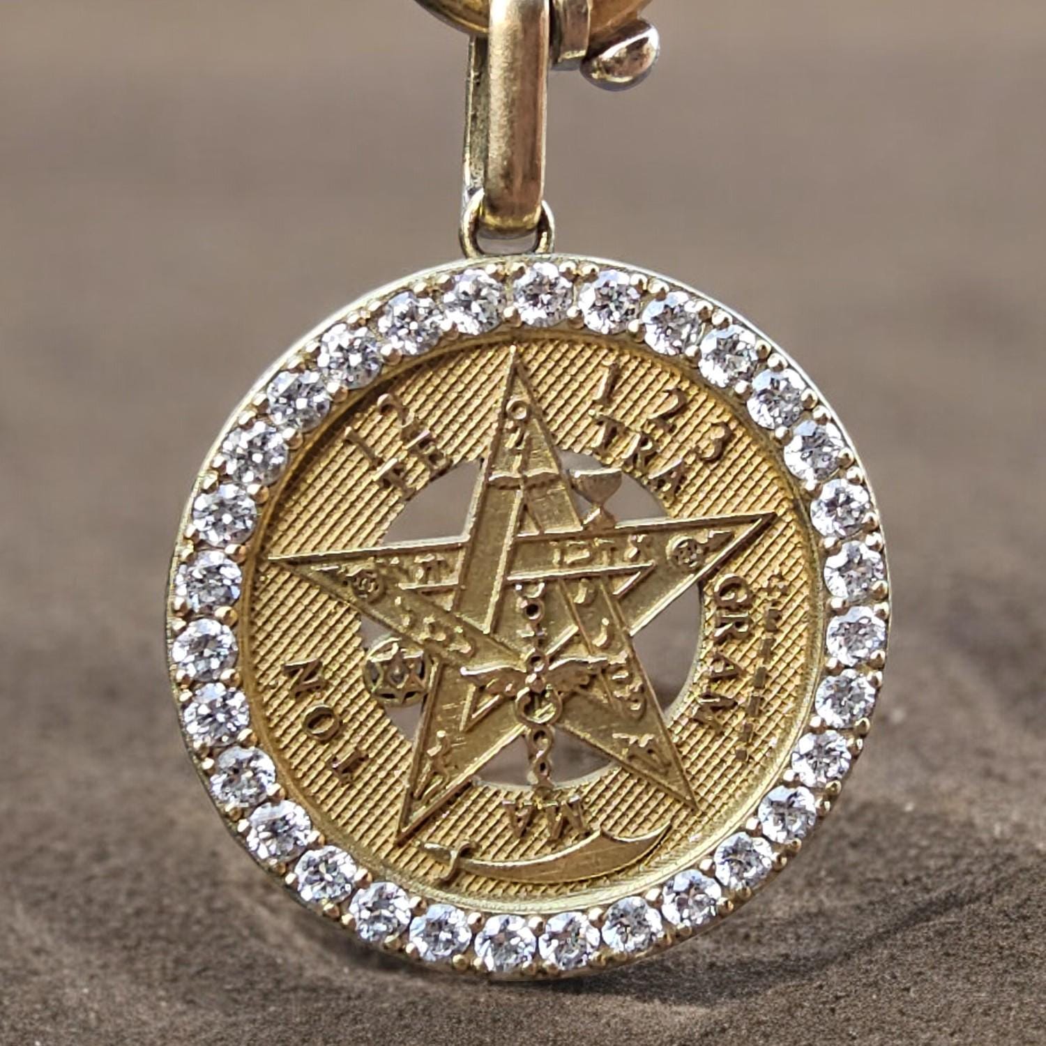 Obsidian Pentagram Pendant – Large Protection Amulet For Men 5 thumbnail image