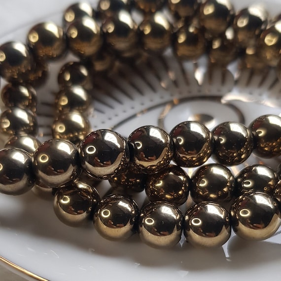 Real Golden Abundance Natural Pyrite Bracelet