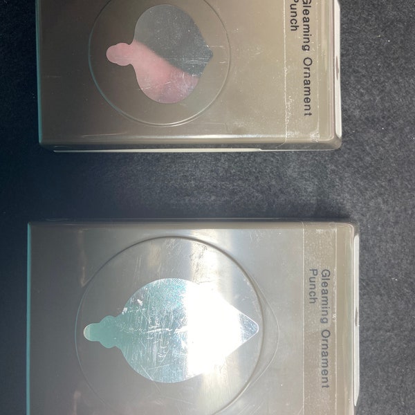 Stampin Up Gleaming Ornament Punches Set of 2