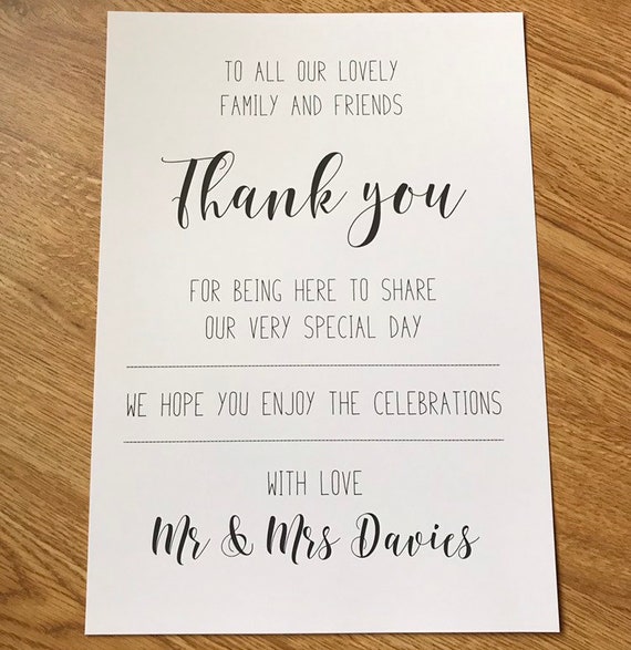 Shabby Chic Ivory When I Tell You I Love You Personalised Wedding Sign