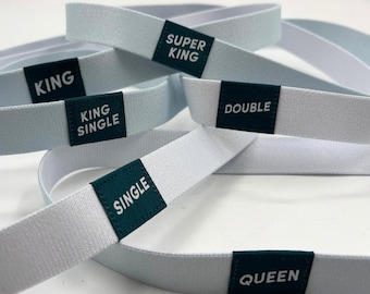 Elastic Bed Sheet Bands for a Perfectly Organized Linen Closet - AUSTRALIAN STANDARD SIZES