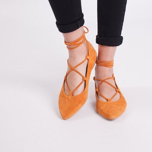 Lace up flats round toe new arrivals