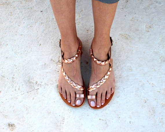 Ankle-Straps Women's Designer Flat Sandals - Bloomingdale's