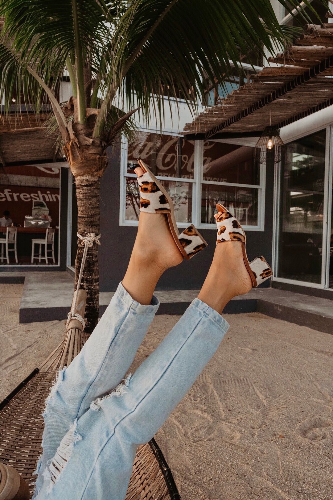 CLANE Open Toe Square Mules - Mules