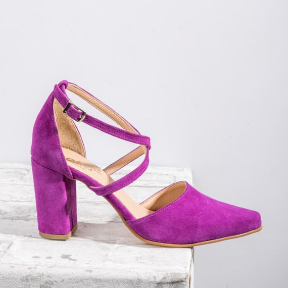 Magenta heels sales