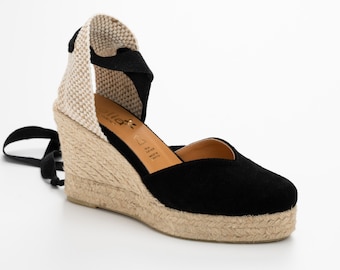 Pimkie Espadrilles CompensÃ©es Marron Alpargatas De Cuña Negras