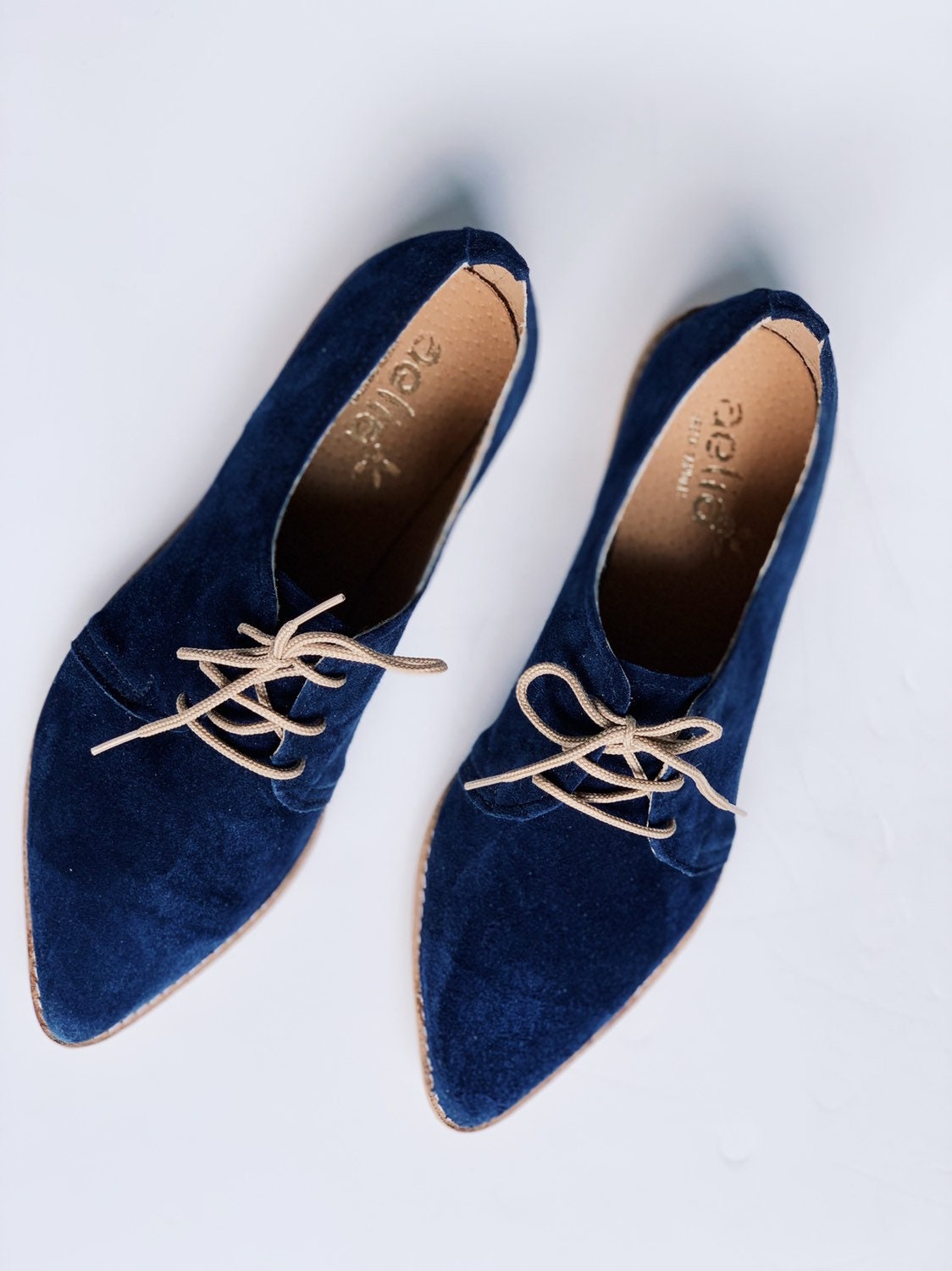 Womens navy store blue oxfords
