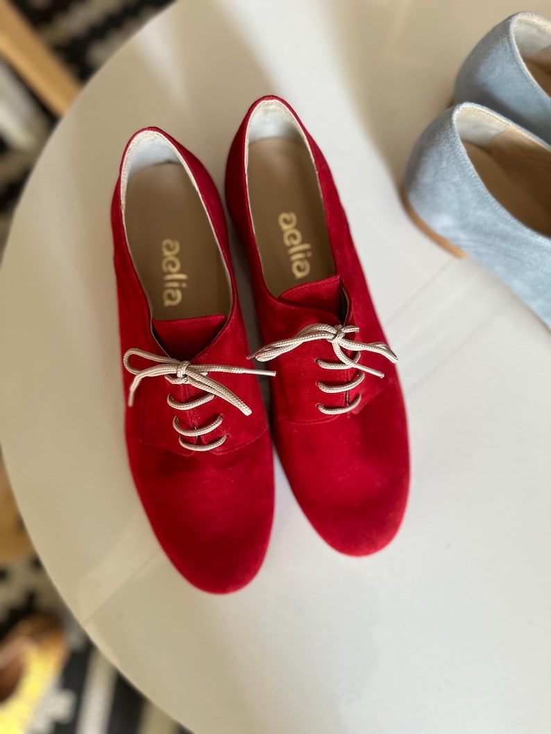 Custom made Suede Women. Leather Oxfords, Classic Shoes For Ladies, Flat Formal Shoes, Handmade Flat Leather Shoes, Elegant Oxfords Shoes
