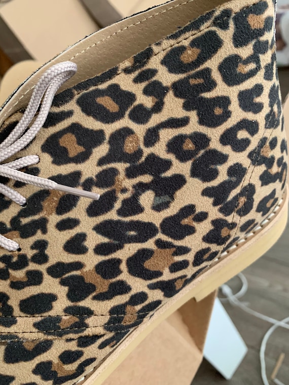 Ladies leopard booties top