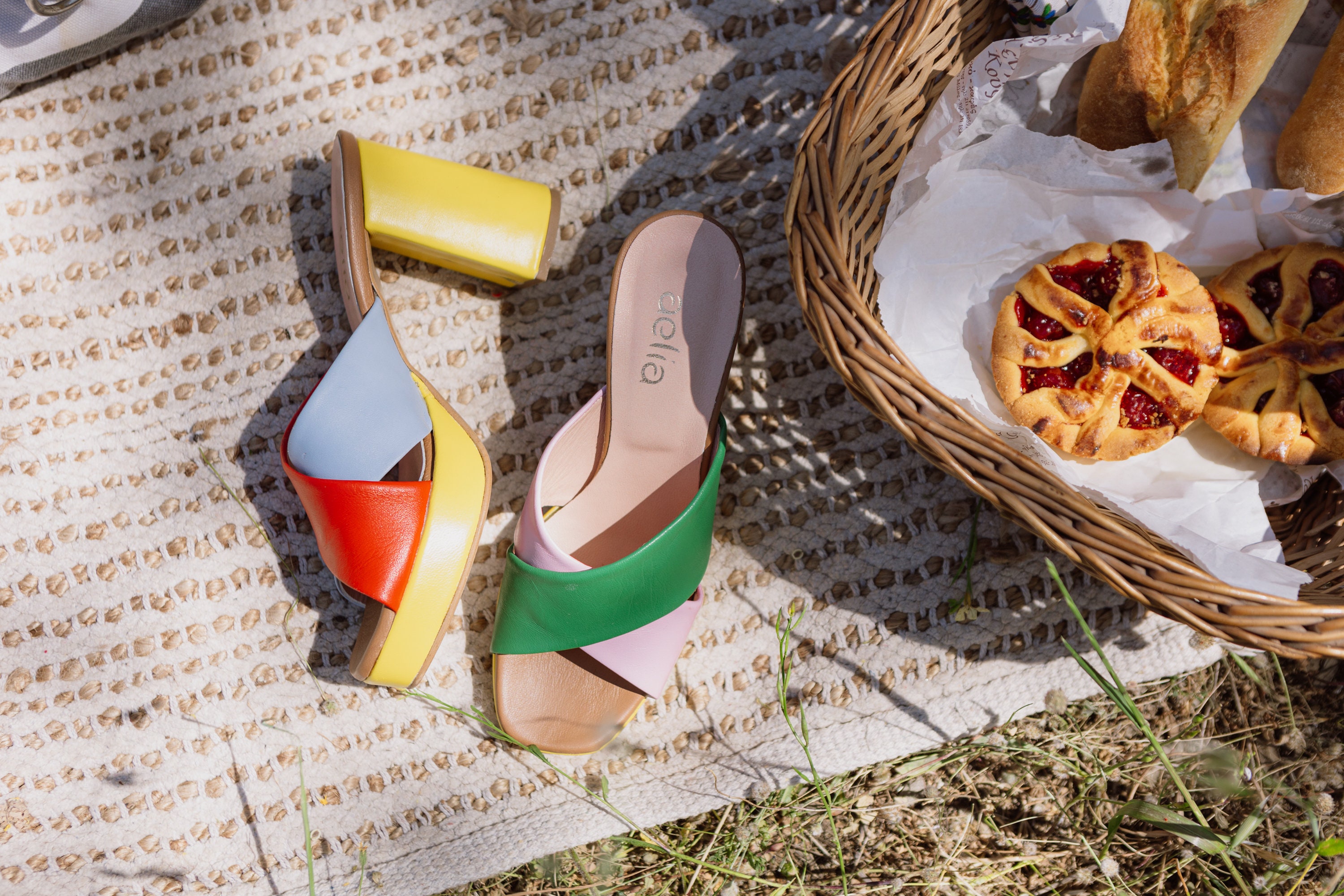 Summer Cross Strap Platform Wedge multi color women shoes chunky retro heeled sandal wedges slides cross. unique shoes for special girls