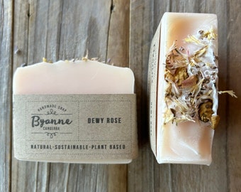 Dewy Rose Natural Handmade Soap Bar