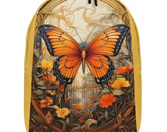 Art Nouveau Butterfly Minimalist Backpack
