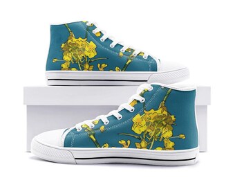 Mustard Plant from Matthew 17:20 Unisex High Top Canvas Shoes