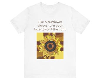 Sunflower Unisex Jersey Sunflowers Short Sleeve Tee or t-shirts.