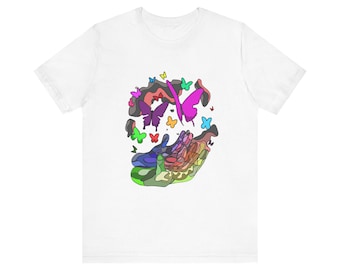The Hands of Butterflies Unisex Jersey Short Sleeve Tee