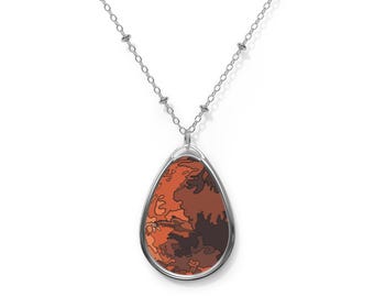 Mars Oval Necklace