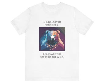 The Celestial Bear Unisex Jersey Short Sleeve Tee