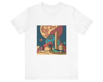 Outer Space City Unisex Jersey Short Sleeve Tee or T-shirt