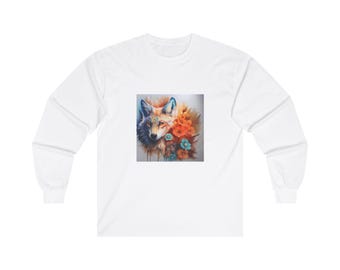 Wolf Unisex Ultra Cotton Long Sleeve Tee
