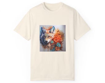 The Wolf Unisex Garment-Dyed T-shirt