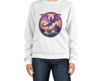 Purple Dragon Women's Crew Neck Sweatshirt