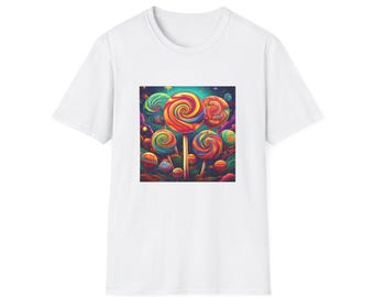 Neon Lolliipops Unisex Softstyle T-Shirt Graphic Tees