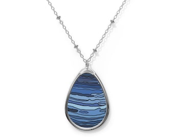 Neptune Oval Necklace