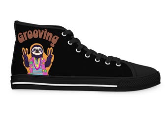 Grooving Women's High Top Sneakers