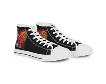 Medieval Dragon  Men's High Top Sneakers