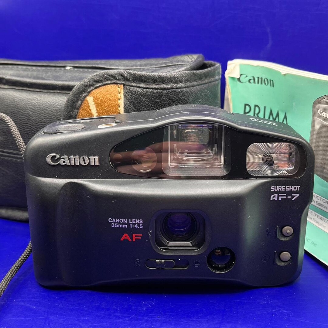 Canon Sure Shot AF7 Vintage 35mm Film Camera Working Etsy