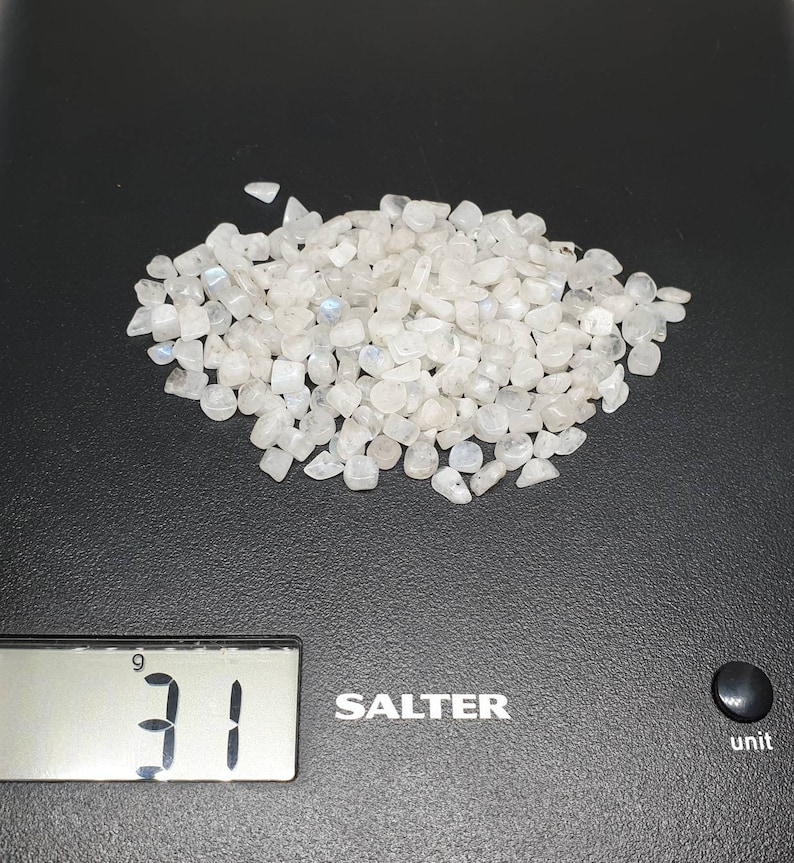 Spectrolite moonstone mixed shape bead bundles.